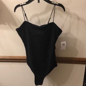 NWT Hollister Black Lace Bodysuit XS